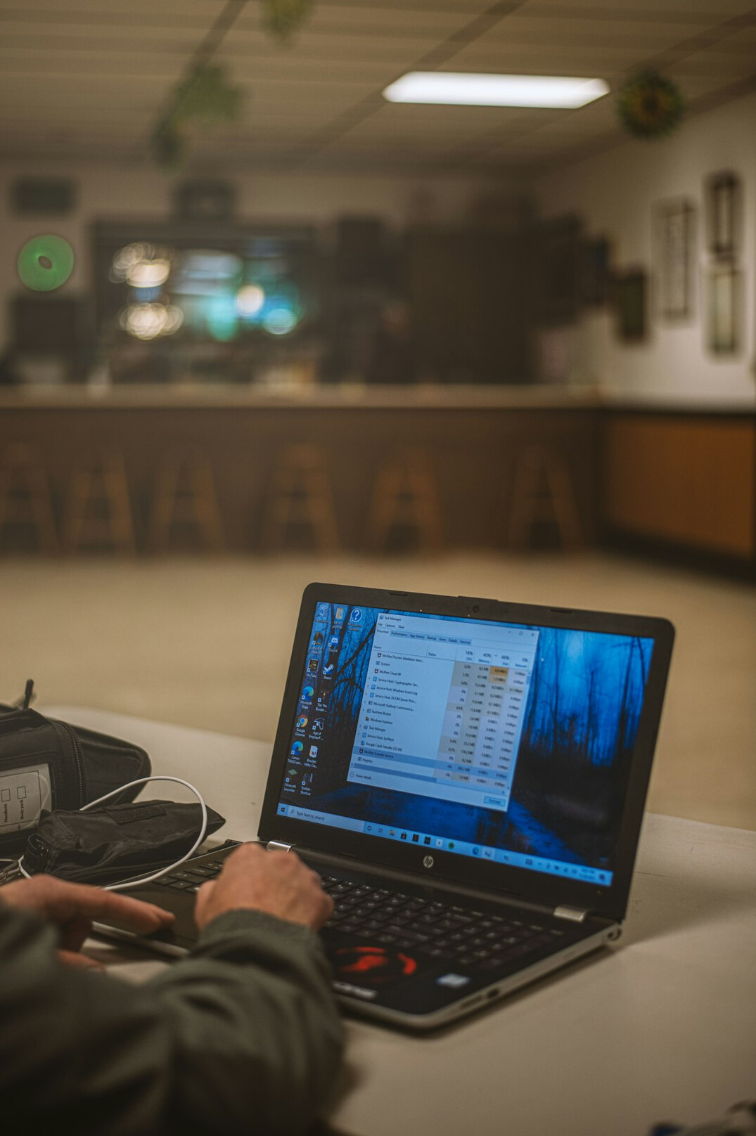 croatian student coding on laptop