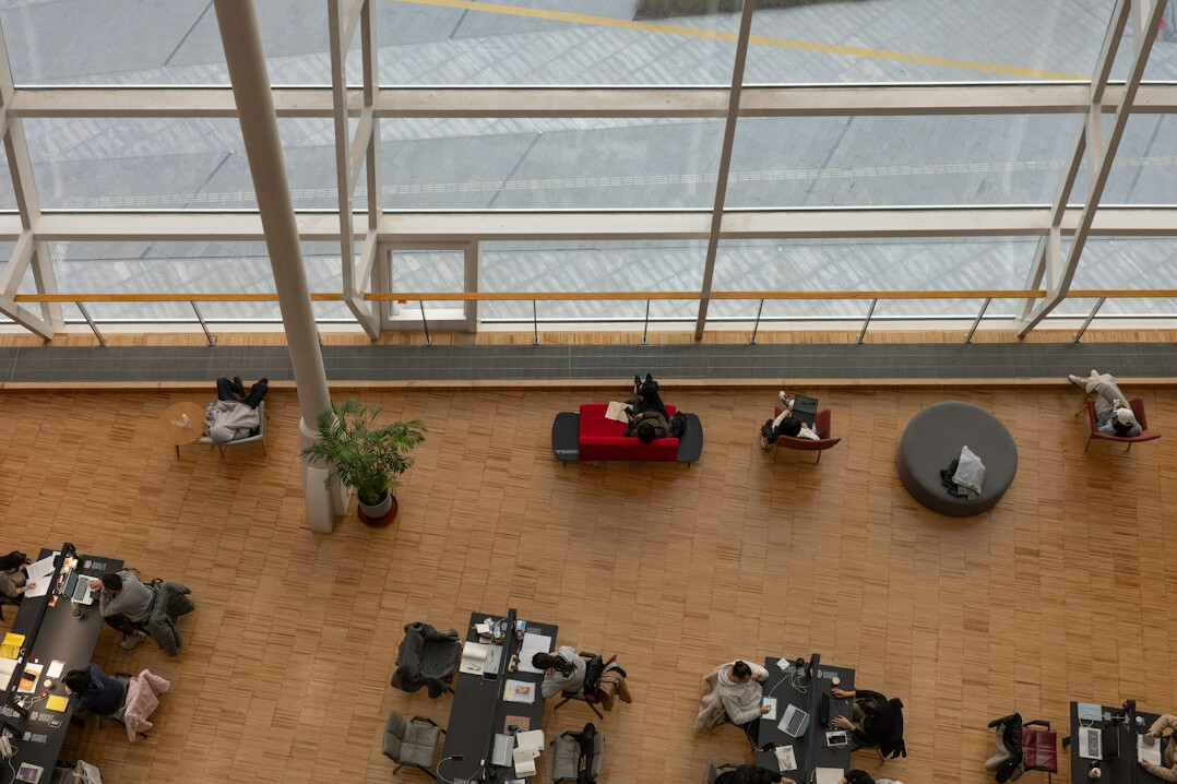 person studying with laptop and books